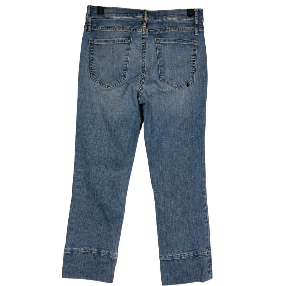 Calvin Rucker Vintage Cropped See The Love Mid Rise Jeans 5 Pocket 28 Light Wash - Picture 6 of 15